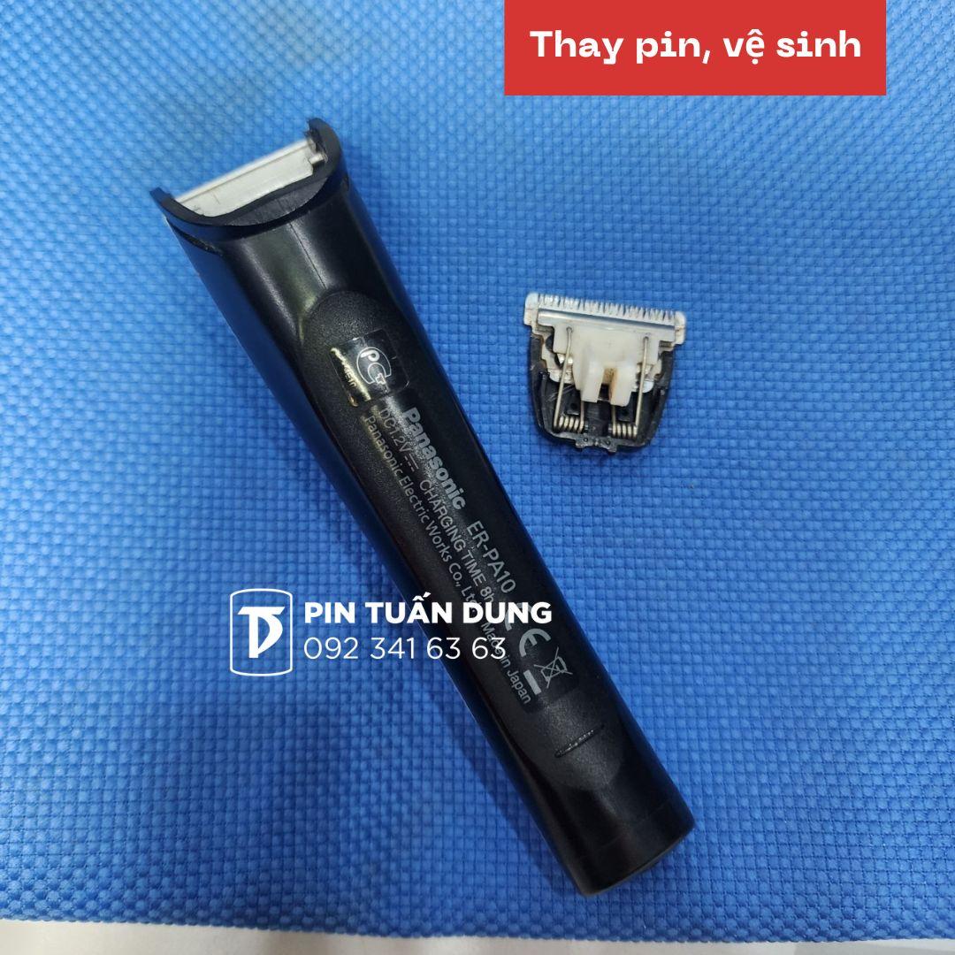 Thay pin máy tông đơ cắt tóc Panasonic ER-PA10 | Pin Tuấn Dung