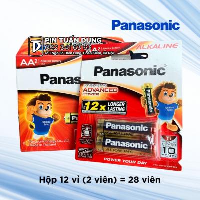 Hộp 12 đôi pin tiểu Panasonic Alkaline AA LR6
