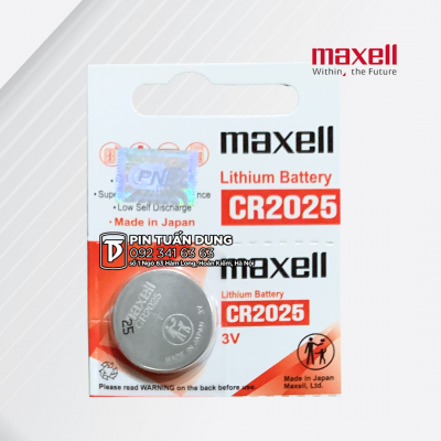 Pin Lithium 3v Maxell CR2025 