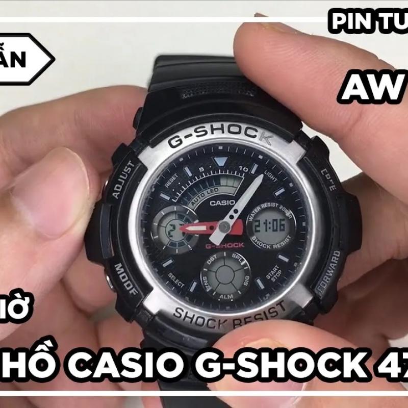 [Hướng dẫn] Chỉnh giờ đồng hồ Casio G-Shock 4778