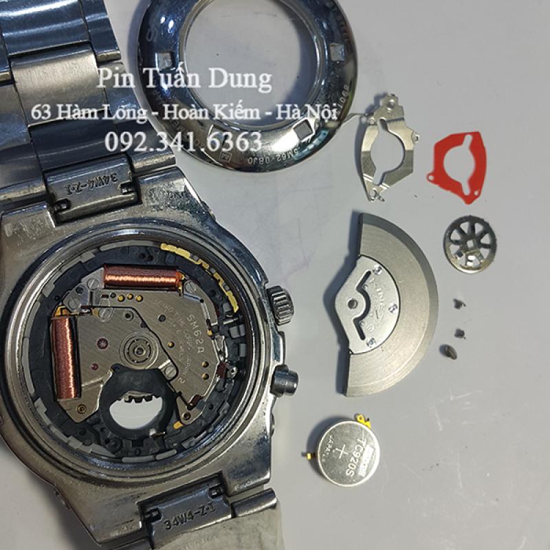 Thay pin đồng hồ đeo tay SEIKO 5M62-0BJ0 | Pin Tuấn Dung