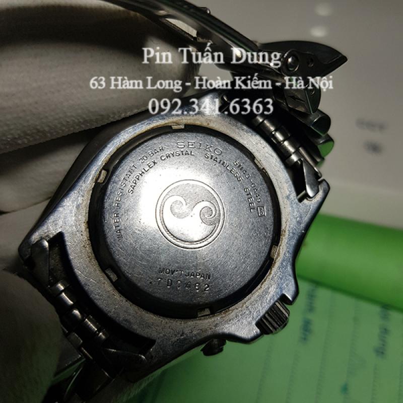 Thay pin đồng hồ đeo tay SEIKO 5M43-0A49 | Pin Tuấn Dung