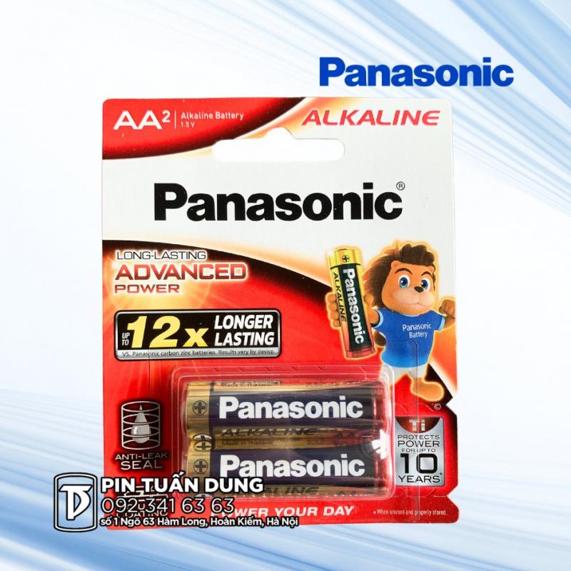 Pin tiểu Panasonic Alkaline AA LR6T (Vỉ 2 viên)