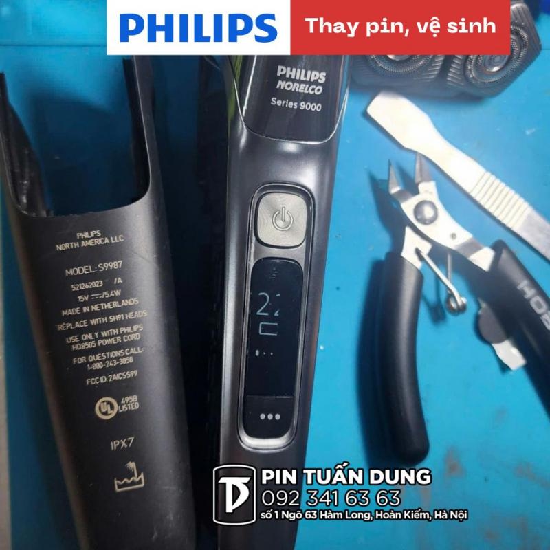 thay pin Philips Norelco 9000
